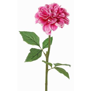Dahlia synthétique TINKALA, fuchsia, 60cm, Ø12cm Dahlia synthétique TINKALA, fuchsia, 60cm, Ø12cm