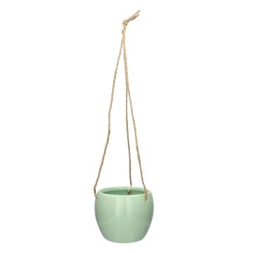 Pot suspendu Dolomit DOMINGOS, menthe, 10/65 cm, Ø 13 cm