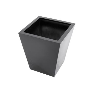 Pot de fleurs ORNELLO, noir, 50x45x45cm