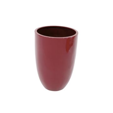 Pot de fleurs BENDO, rouge, 68 cm, Ø 47 cm