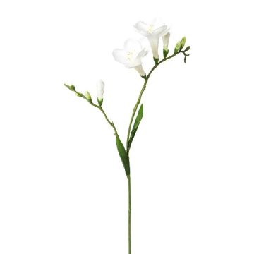 Branche artificielle Freesia FONDYL, blanc, 70cm