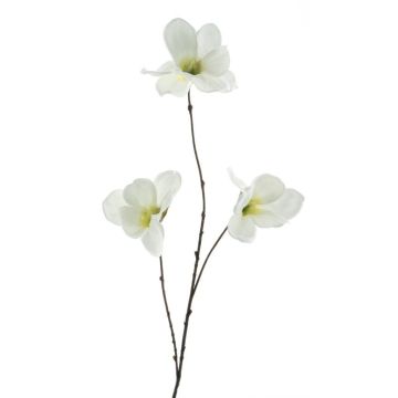 Branche décorative Magnolia FLAVA, blanc, 85cm Branche décorative Magnolia FLAVA, blanc, 85cm
