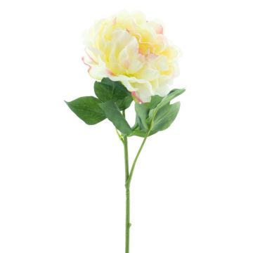 Fleur artificielle Pivoine CORDOBA, jaune clair, 55cm
