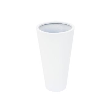 Pot de fleurs LEOPOLDO, blanc, 69cm, Ø39cm Pot de fleurs LEOPOLDO, blanc, 69cm, Ø39cm