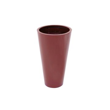 Pot de fleurs LEOPOLDO, rouge, 69 cm, Ø 39 cm