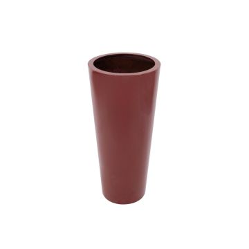 Pot de fleurs LEOPOLDO, rouge, 110 cm, Ø 50 cm
