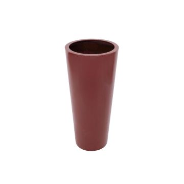 Pot de fleurs LEOPOLDO, rouge, 110cm, Ø50cm