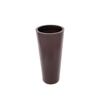 Pot de fleurs LEOPOLDO, marron, 110cm, Ø50cm