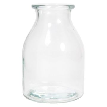 Bouteille en verre ETIENNE, transparent, 18cm, Ø12cm