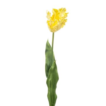 Deko Papageientulpe LUNIA, hellgelb, 70cm
