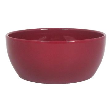 Coupe de fleurs en céramique TEHERAN BRIDGE, rouge vin, 8,5cm, Ø18,5cm Coupe de fleurs en céramique TEHERAN BRIDGE, rouge vin, 8,5cm, Ø18,5cm