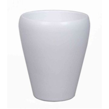 Vase orchidée NAZARABAD, céramique, blanc mat, 17cm, Ø14cm Vase orchidée NAZARABAD, céramique, blanc mat, 17cm, Ø14cm
