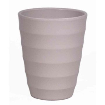 Pot à orchidée IZEH, céramique, gris mat, 17cm, Ø14cm Pot à orchidée IZEH, céramique, gris mat, 17cm, Ø14cm