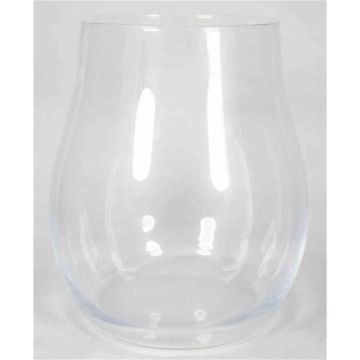 Verre à bougie KASINDA, transparent, 32cm, Ø26cm