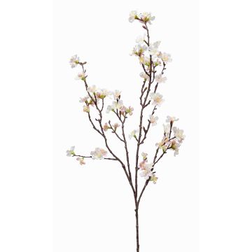 Branche de cerisier artificielle PALS avec fleurs, blanc-rose, 95cm Branche de cerisier artificielle PALS avec fleurs, blanc-rose, 95cm