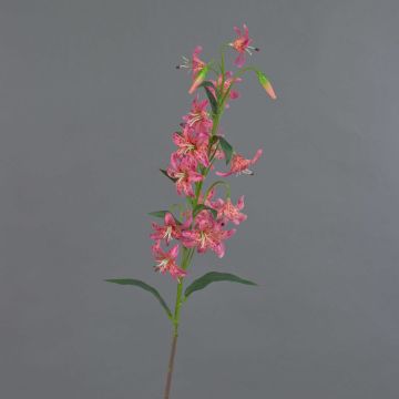 Fleur artificielle « lys tigré » ARAMAIO, rose, 80 cm, Ø 13 cm