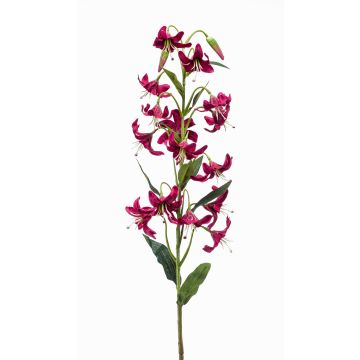 Fleur artificielle « lys tigré » ARAMAIO, rouge bordeaux, 80 cm, Ø 13 cm Fleur artificielle « lys tigré » ARAMAIO, rouge bordeaux, 80 cm, Ø 13 cm