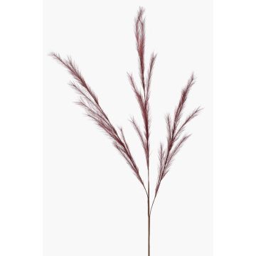Branche artificielle d'herbe à plumes en panicules YECORA, rouge bordeaux, 130cm Branche artificielle d'herbe à plumes en panicules YECORA, rouge bordeaux, 130cm