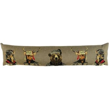Coussin décoratif anti-courants d'air EMTIS avec motif d'animaux d'hiver, gris, 90 x 15 x 20 cm Coussin décoratif anti-courants d'air EMTIS avec motif d'animaux d'hiver, gris, 90 x 15 x 20 cm