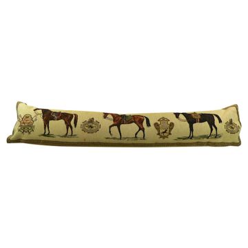 Coussin décoratif anti-courants d'air EMTIS avec motif de cheval, beige, 90 x 15 x 20 cm Coussin décoratif anti-courants d'air EMTIS avec motif de cheval, beige, 90 x 15 x 20 cm