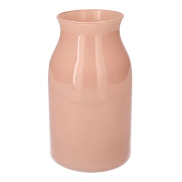 Vase à fleurs LUNARA en verre, rose clair dépoli, 21 cm, Ø 12 cm Vase à fleurs LUNARA en verre, rose clair dépoli, 21 cm, Ø 12 cm