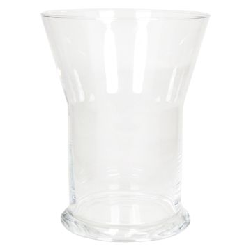 Vase de table CATINA en verre, transparent, 25cm, Ø19cm