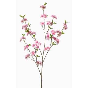 Branche synthétique de cerisier ornemental VERIANO avec fleurs, rose, 120cm
