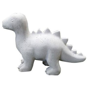Figurine d'animal Stegosaurus NIONA en ciment, gris, 35x12x23cm Figurine d'animal Stegosaurus NIONA en ciment, gris, 35x12x23cm