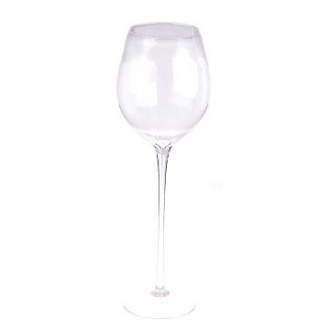 Verre à vin XXL ROGER AIR sur pied, transparent, 70cm, Ø23cm