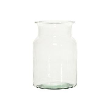 Vase en verre HANNA AIR, verre éco, transparent, 19cm, Ø9,5cm/Ø13cm