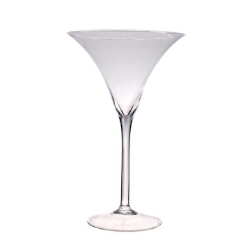 Verre à Martini XXL SACHA AIR sur pied, transparent, 40cm, Ø25cm