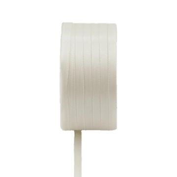 Ruban satin double face VIPKE, crème, 50m, 6mm Ruban satin double face VIPKE, crème, 50m, 6mm