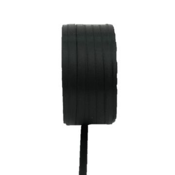 Ruban double satin noir VIPKE, 50m, 6mm
