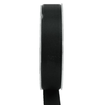 Polyester Dekoband WIARA, schwarz, 50m, 25mm Polyester Dekoband WIARA, schwarz, 50m, 25mm