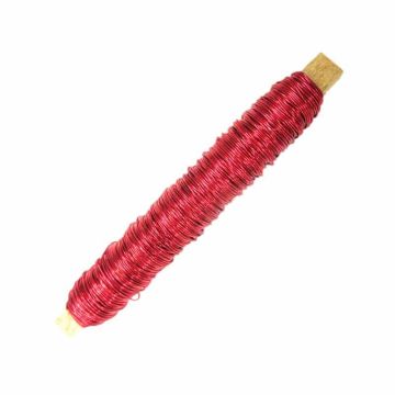 Starker Dekolackdraht ZELMA, rot, 100g, 50m, Ø0,5mm Starker Dekolackdraht ZELMA, rot, 100g, 50m, Ø0,5mm