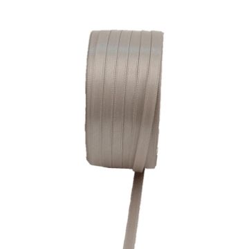 Doppel-Satinband VIPKE, taupe, 50m, 6mm Doppel-Satinband VIPKE, taupe, 50m, 6mm