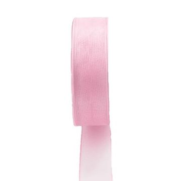 Ruban organza OSNA, rose, 25m, 25mm Ruban organza OSNA, rose, 25m, 25mm