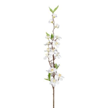 Branche artificielle de fleurs de pommier KROVER avec des fleurs, blanc, 80cm