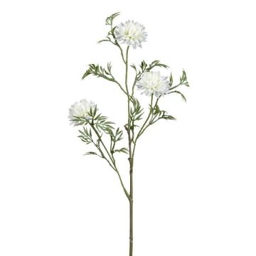 Branche de fleurs artificielles Chrysanthème FALTON, blanc, 55cm Branche de fleurs artificielles Chrysanthème FALTON, blanc, 55cm