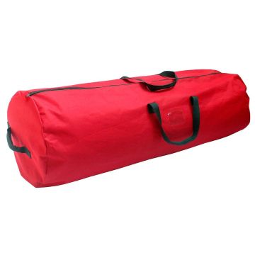Sac rond pour sapin RYUKEN avec poignées, rouge, 100cm, Ø47cm