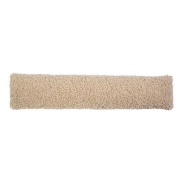 Coupe-vent moelleux ARIFA en tissu Teddy, beige, 90 x 20 x 15 cm Coupe-vent moelleux ARIFA en tissu Teddy, beige, 90 x 20 x 15 cm