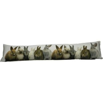 Pare-vent décoratif WEIDER avec motif lapin, multicolore et blanc, 90 x 20 x 10 cm Pare-vent décoratif WEIDER avec motif lapin, multicolore et blanc, 90 x 20 x 10 cm