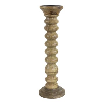 Bougeoir SERAPHINE en bois de manguier, marron, 40 cm, Ø 12,5 cm Bougeoir SERAPHINE en bois de manguier, marron, 40 cm, Ø 12,5 cm