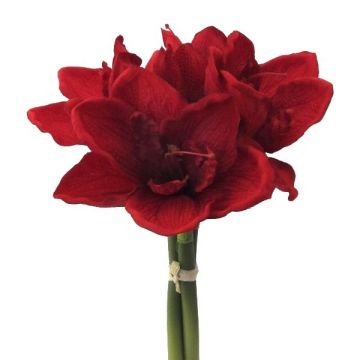 Bouquet artificiel Amaryllis LOMIRE, rouge, 30cm Bouquet artificiel Amaryllis LOMIRE, rouge, 30cm