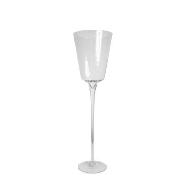 Grand verre à pied BENEDICK, transparent, 100 cm, Ø 29 cm Grand verre à pied BENEDICK, transparent, 100 cm, Ø 29 cm