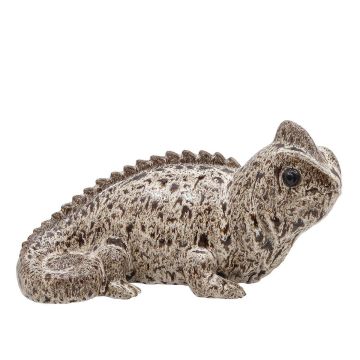 Figurine de caméléon ALOVIA en céramique, marron, 36x19x19cm Figurine de caméléon ALOVIA en céramique, marron, 36x19x19cm