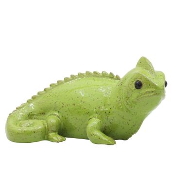 Figurine d'animal Caméléon ALOVIA en céramique, verte, 36x19x19cm Figurine d'animal Caméléon ALOVIA en céramique, verte, 36x19x19cm
