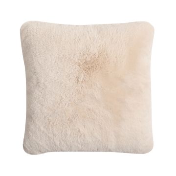 Coussin douillet MAGALI, ivoire, 45x45cm