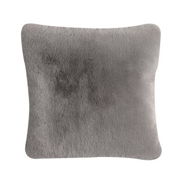 Coussin douillet MAGALI, gris clair, 45x45cm