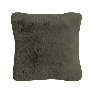 Coussin douillet MAGALI, vert mousse, 45x45cm